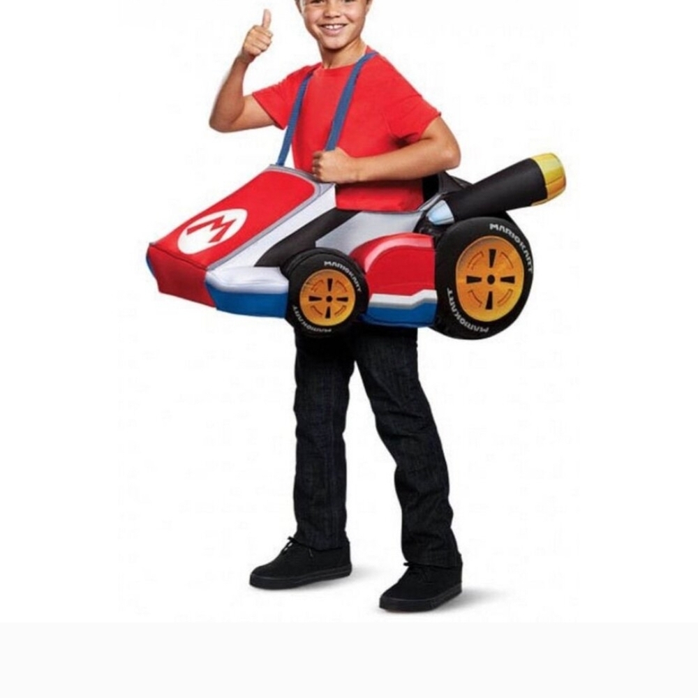 Super Mario Costume Nintendo Mario Cart Boys Costume for Kids.